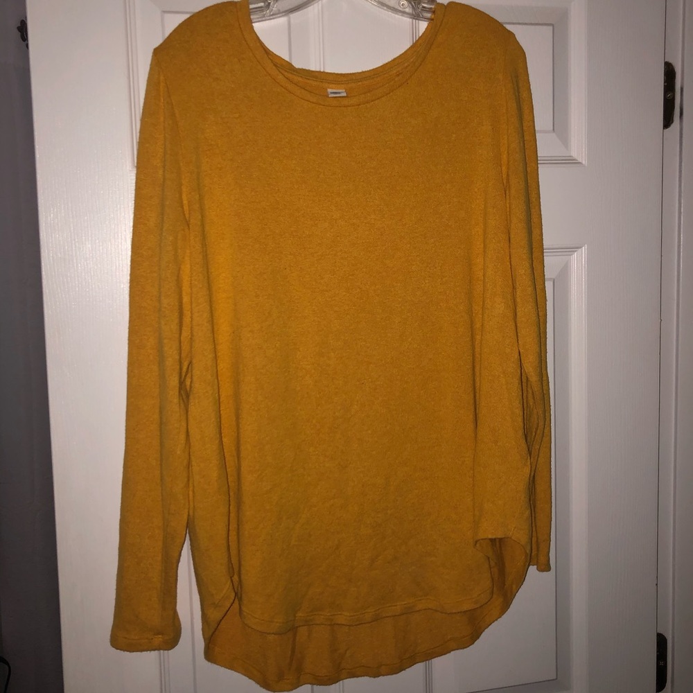 Old Navy mustard sweater